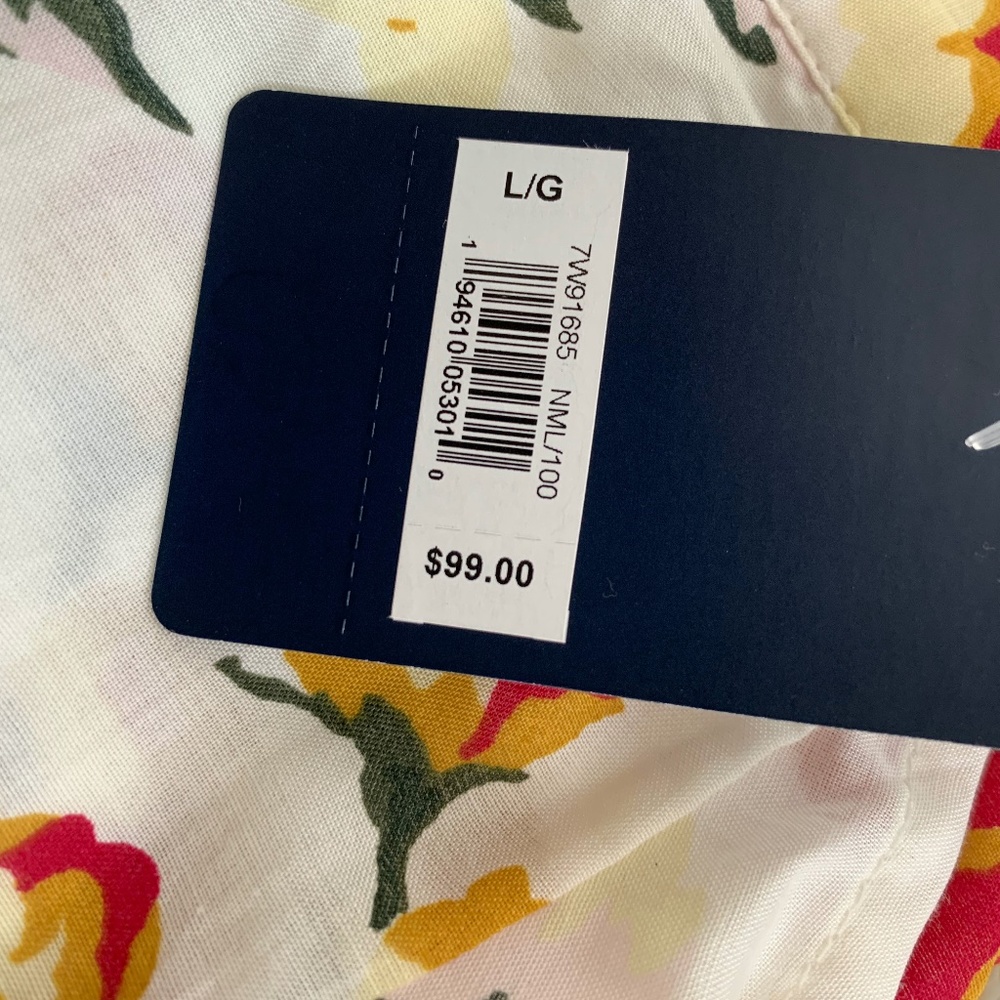 NWT Lucky Brand Wrap-around Print Skirt Sz L - Picture 3 of 9